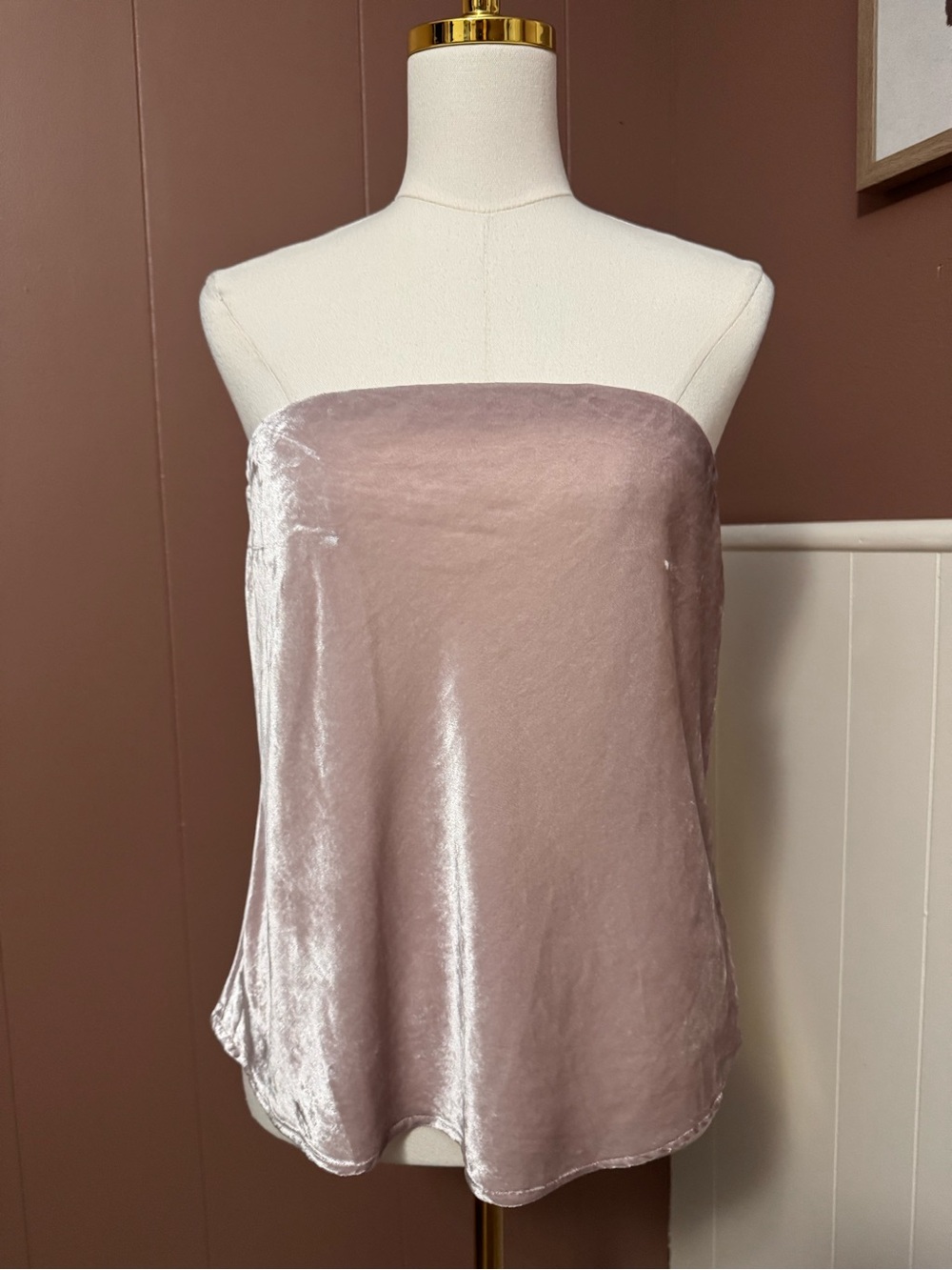 Anthropologie The Tilda Velvet Strapless Top - Picture 14 of 14